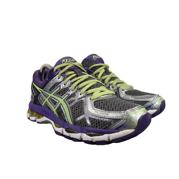 Asics Shoes Womens 6.5 Athletic Trainer Gel Kayano 21 Running Sport Active Mesh - Picture 1 of 15